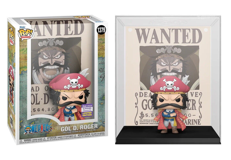 Funko Pop! Animation: One Piece - Gol D. Roger Wanted Poster (SDCC 2023 Exclusive) - 1379 *CAIXA COM POUCO DANO*