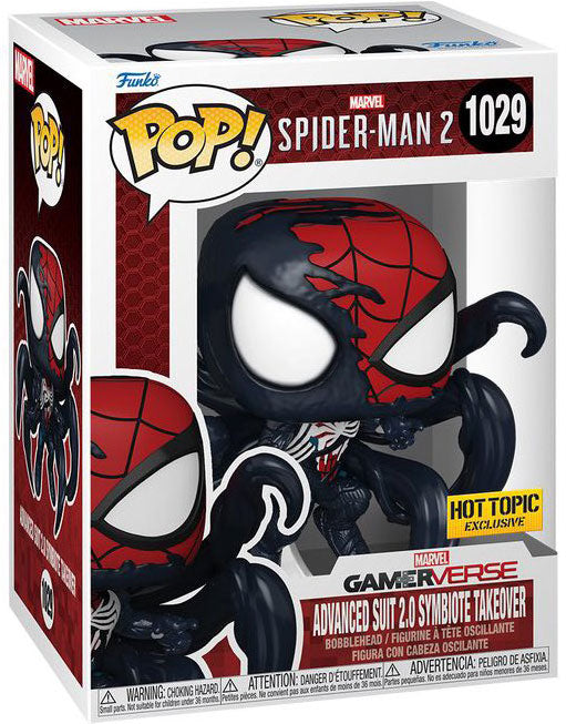 *PRÉ RESERVA* Funko Pop Marvel GamerVerse Spider-Man 2 - Advanced Suit 2.0 Symbiote Takeover - 1029 * Special Edition Sticker *